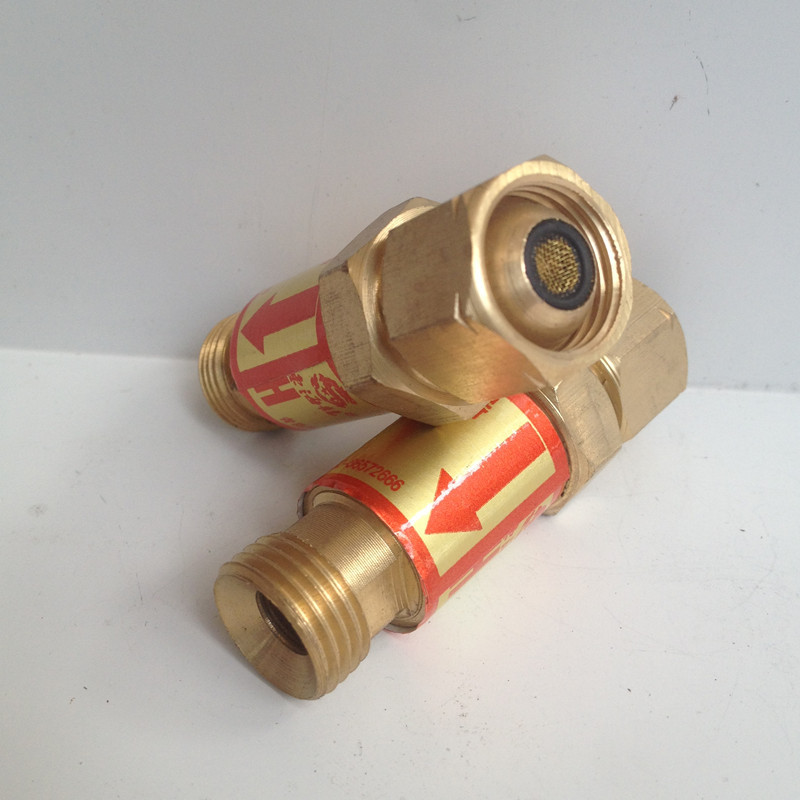 供应东海龙/上海长城全铜氧气乙炔丙烷防止回火器 止火阀hf-2型