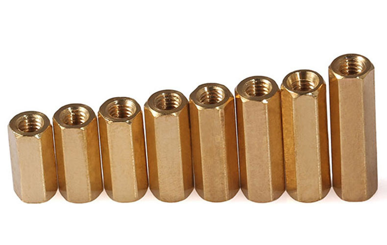 铜柱m3 pcb焊接螺柱 六角铜螺柱 焊接铜柱 空心螺杆 六角铜柱m3