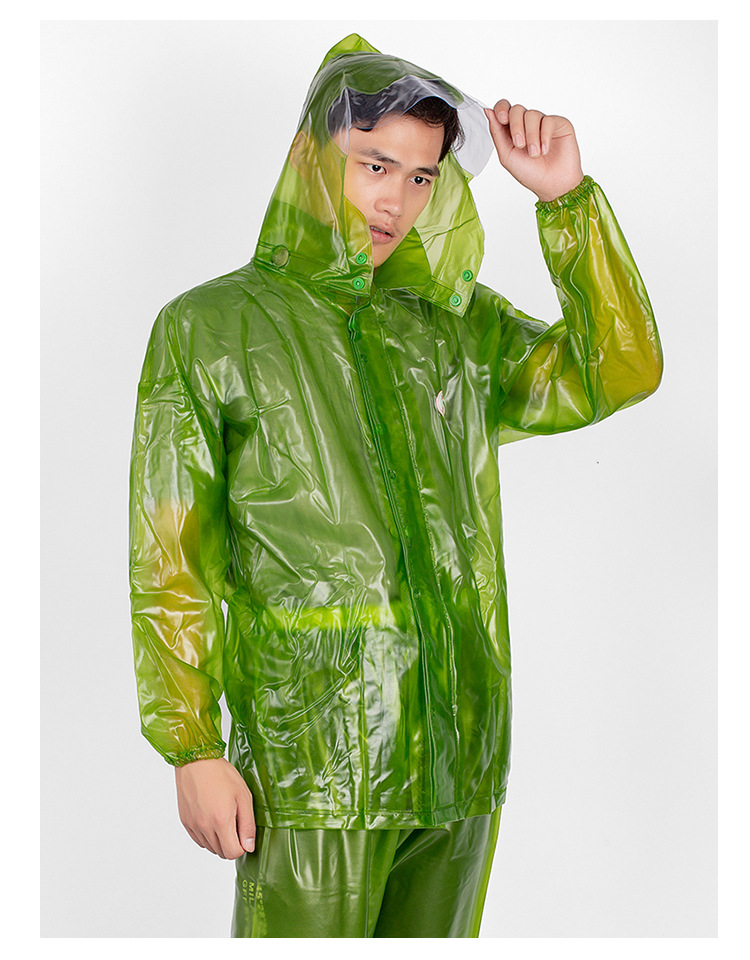 雨衣雨披成人雨衣透明分体便携男女户外摩托车电瓶车户外旅游骑行