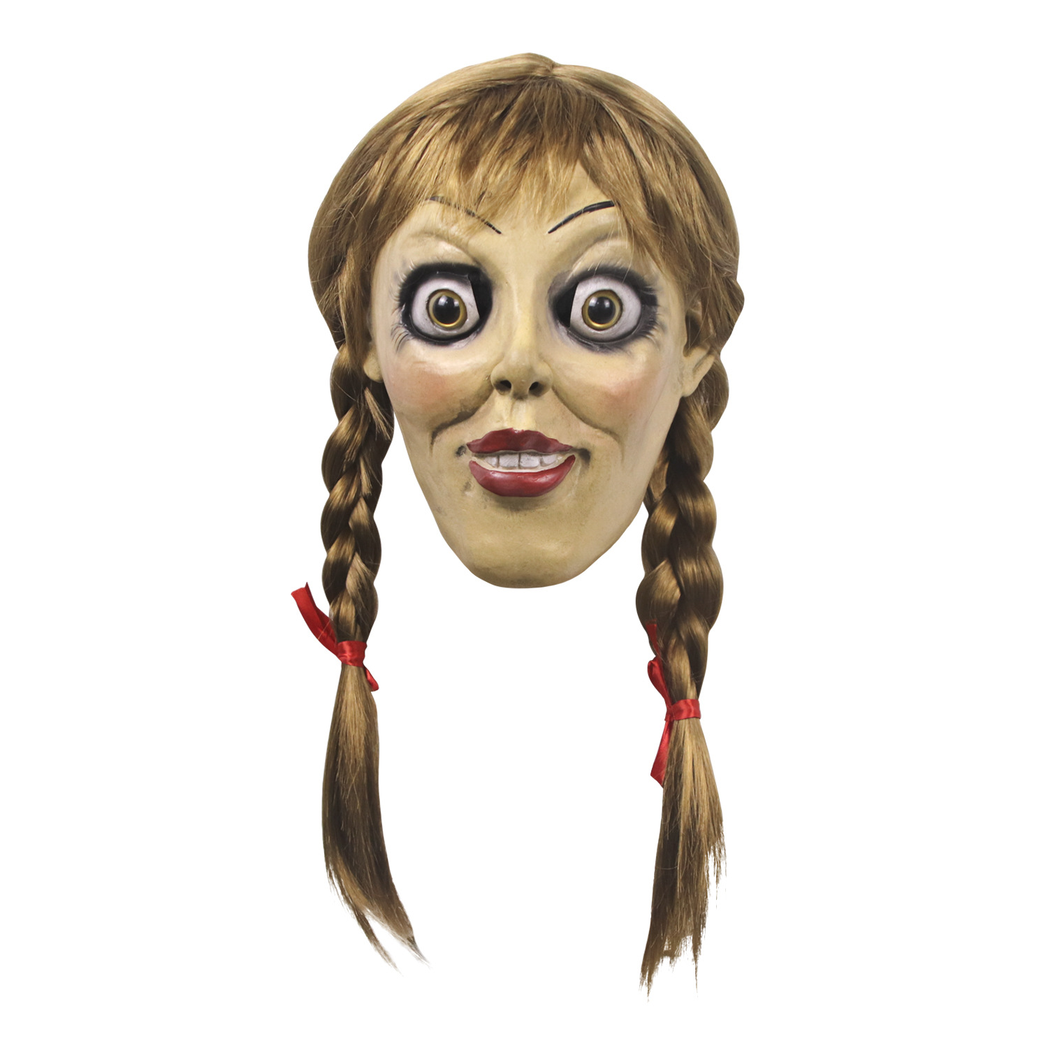 跨境新影视人物道具安娜贝尔面具鬼娃回家头套狂欢节假面舞会面具