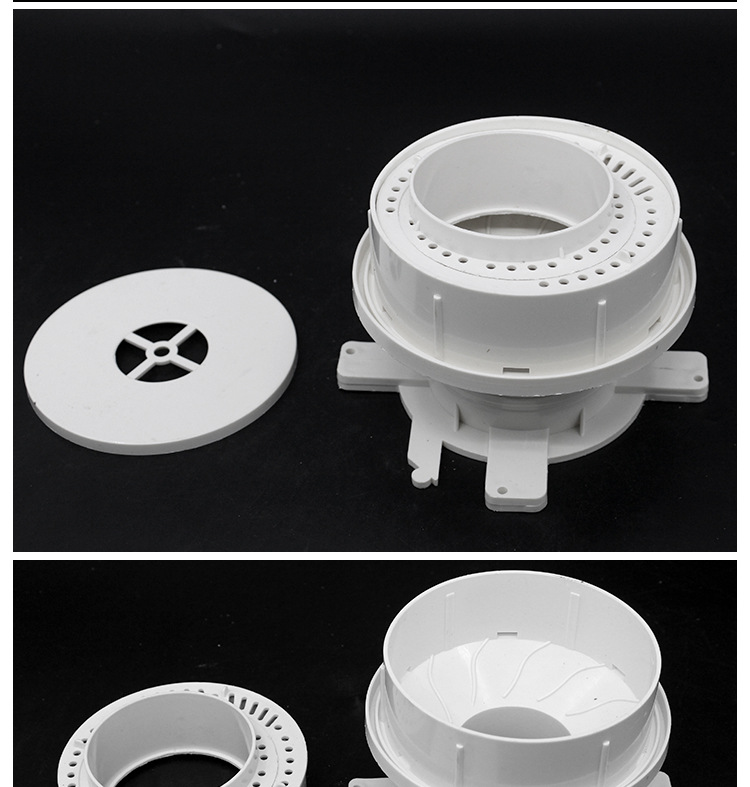 pvc同层排水管件防漏宝(有孔/无孔/一边有孔一边无孔)预埋排漏