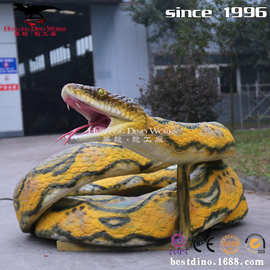 8万成交0笔自贡市跨境仿真蛇模型套装 大泰坦巨蟒黄金巨蟒蛇手办 爬行