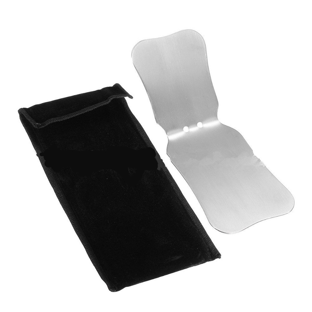 n5-a口腔拍照反光板口内反光镜正畸拍照工具不锈钢单面口内反光板