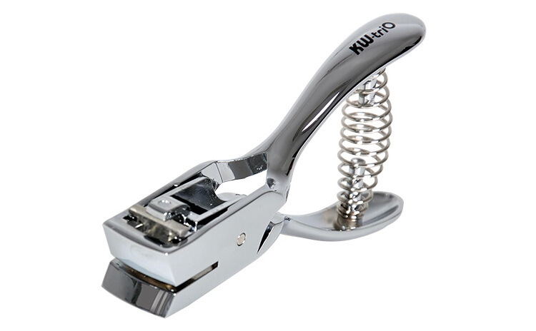 可得优 手握式单孔打孔机 手动打孔钳 打孔器打洞器 可打8页 9772