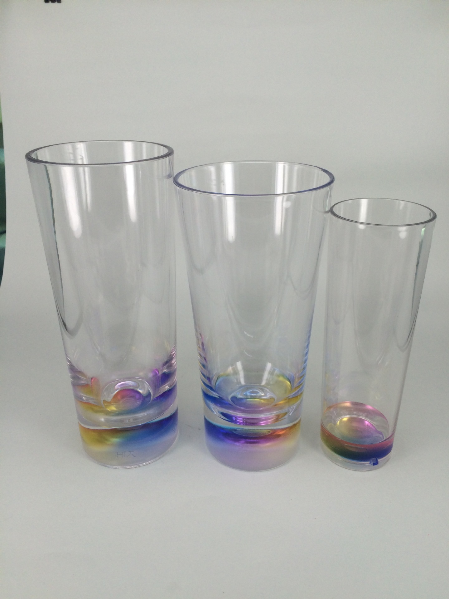 亚克力透明杯子420ml冷饮杯塑料杯奶茶耐摔不烂pc果汁杯