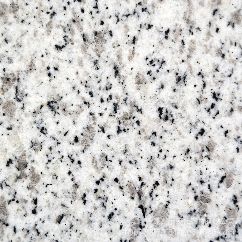 规格齐全白麻 矿山厂家现货供应各种花岗岩石材 优质山东白麻