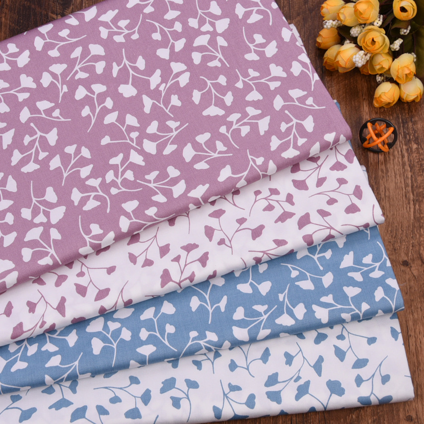 批发供应 全棉斜纹 时尚小花纯棉布料 1.6米宽