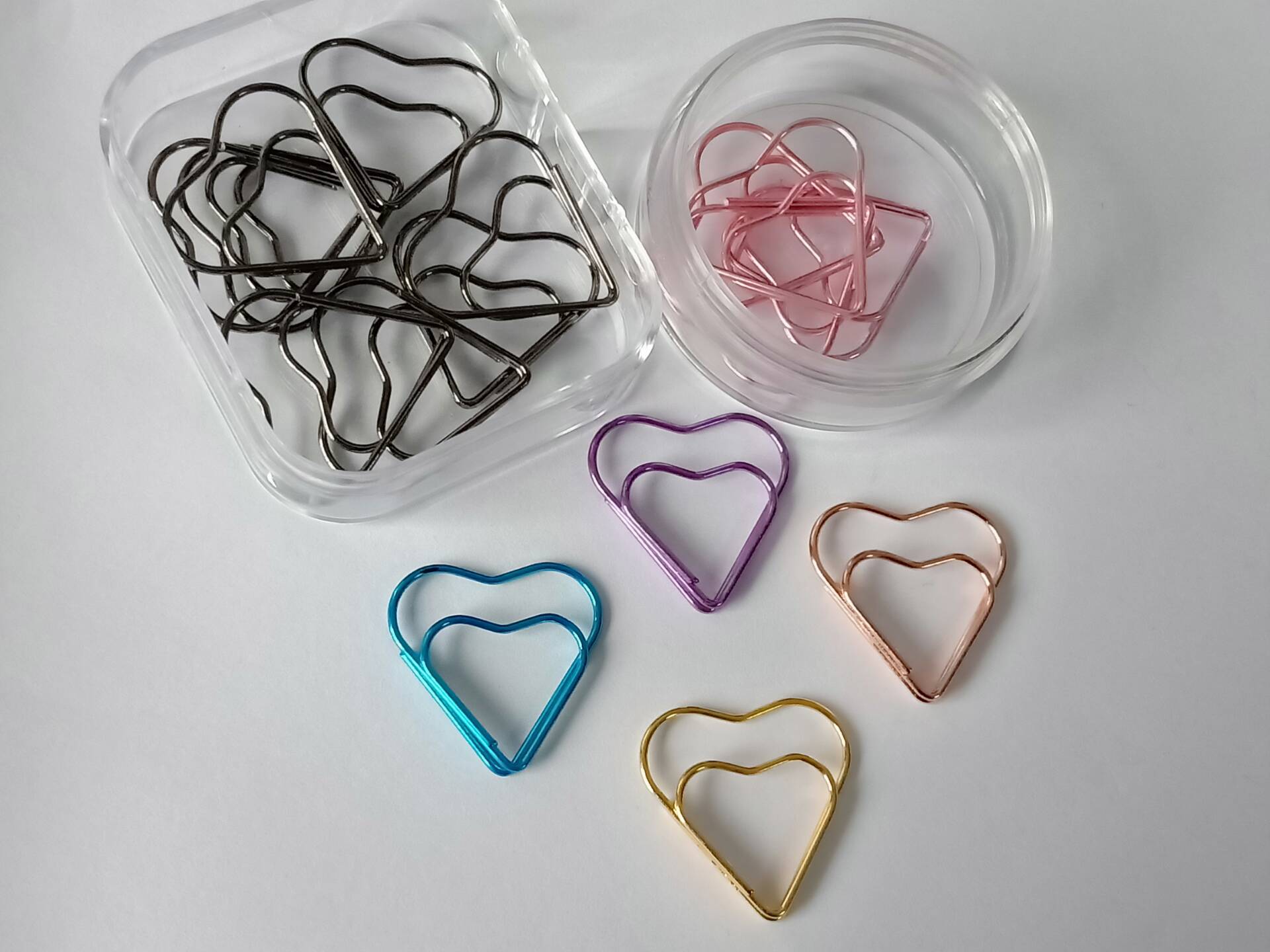 爱心回形针回形针创意回形针