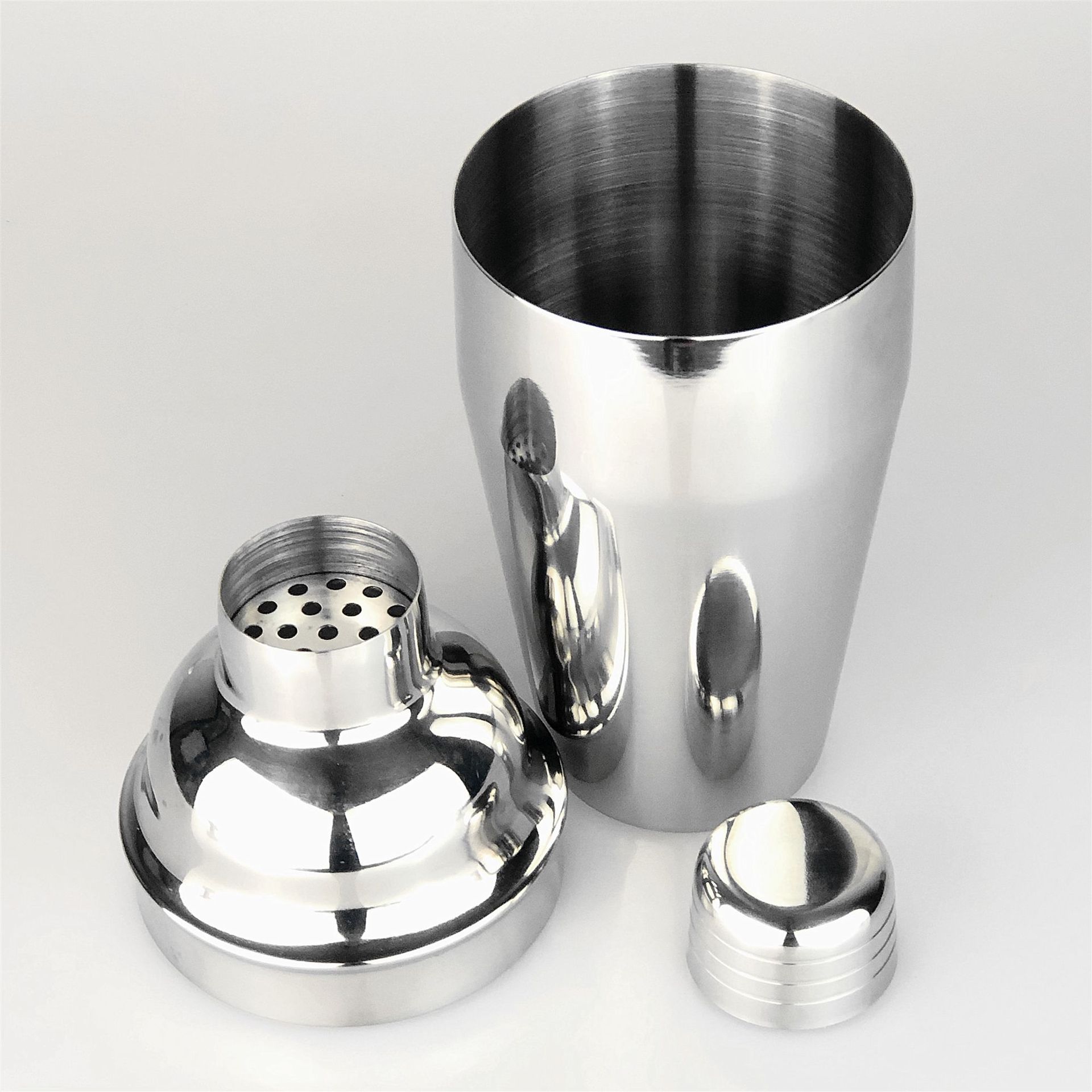 热销550èml不锈钢鸡尾酒酒店酒吧台调酒器 雪克杯 摇酒壶