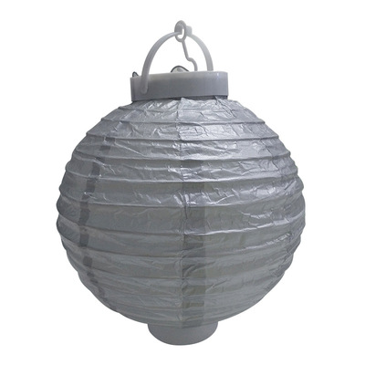 厂家直销 led灯笼 金银色纸灯笼 家居装饰派对装饰