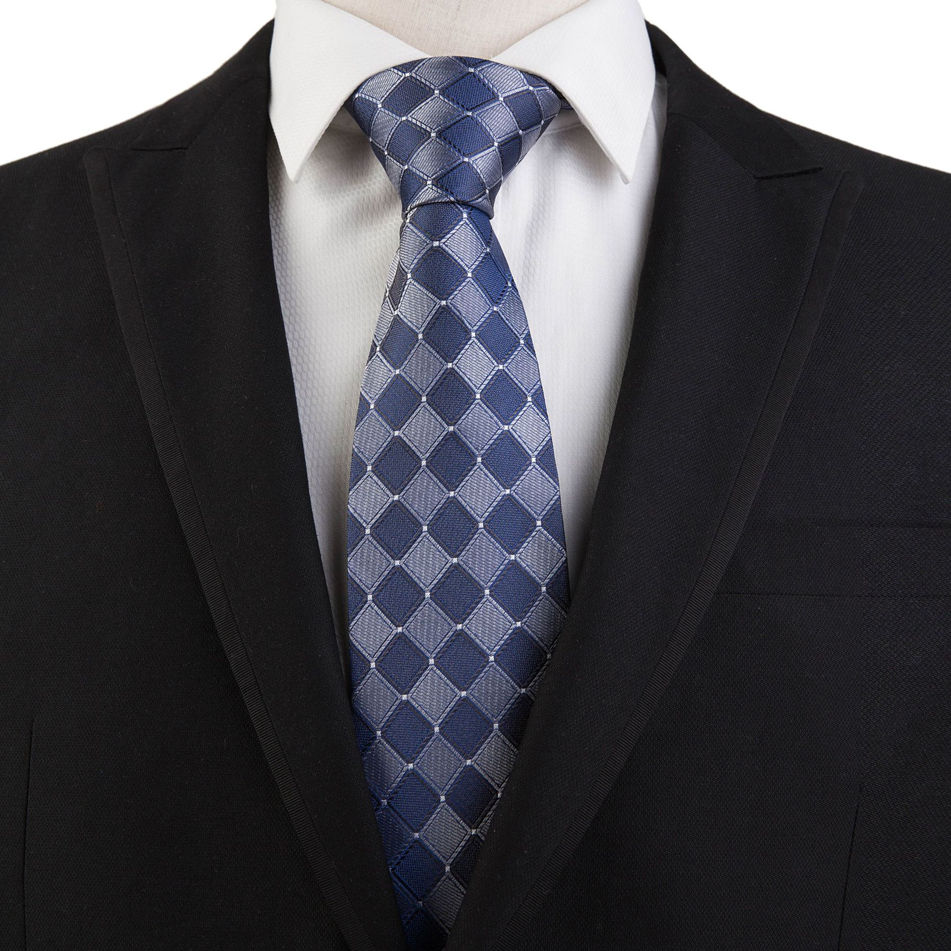 新品 男士100%真丝条纹领带 商务花型领带 正装波点领带 25色可选