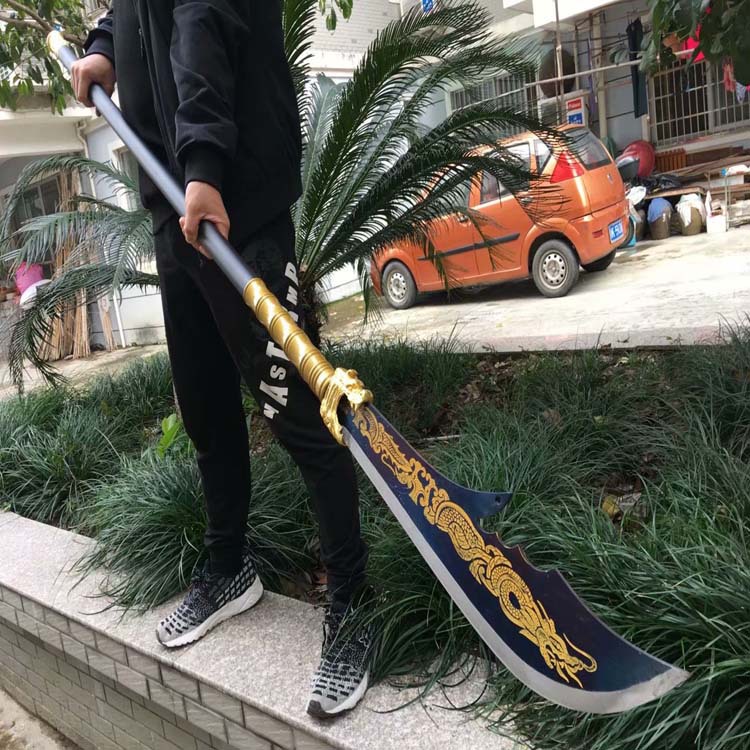 代发收藏刀龙泉刀剑宝剑一体关公武术传统宝刀未开刃