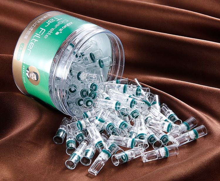 zobo正牌过滤烟嘴过滤器一次性烟嘴抛弃型微孔过滤烟嘴100支装