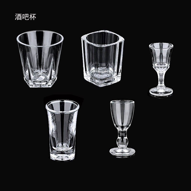 PC Acrylic Beer Steins Octagonal Tea Cup Beer Juice Plastic Water Cup Transparent Wholesale Thickened Drop-Resistant