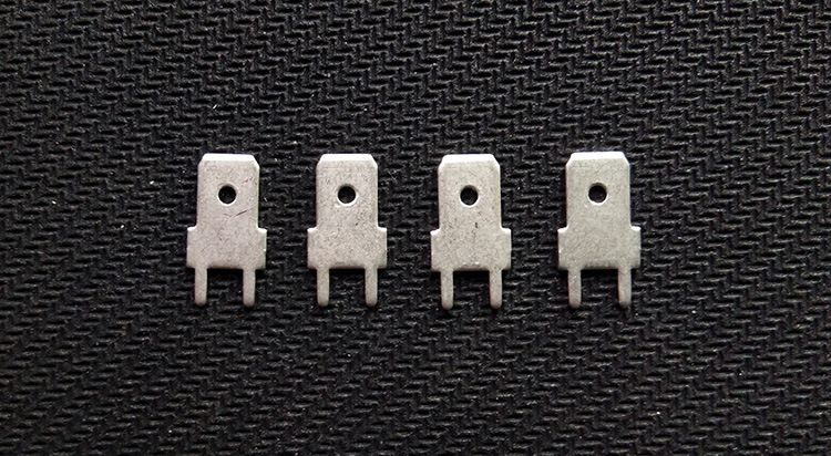 厂家直供 pc250 插片端子 黄铜镀锡 pcb板接线端子 焊接插片