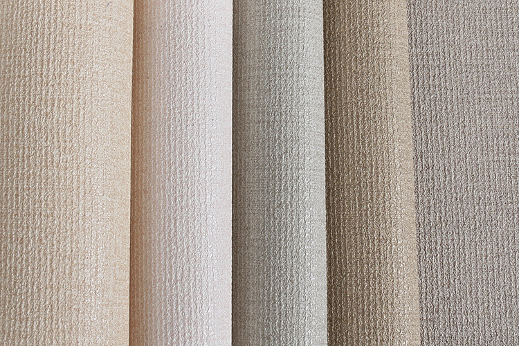 厂家直销十字布基防火阻燃pvc墙布宾馆酒店工程墙布 来样定制