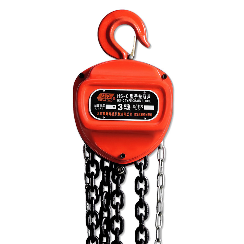 晟雕自锁式重型手摇绞盘1吨2吨3吨手动卷扬机重型牵引机手摇葫芦￥12