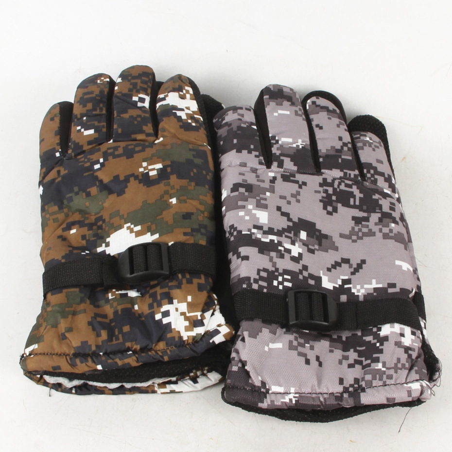 男士加棉手套迷彩手套 电动车手套 10元店货源 地摊日用百货 赠品