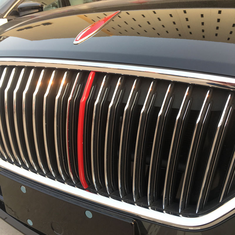 红旗h5机顶盖立标车头标爱国车标奔腾b50x40t77b30b70b90车标改装