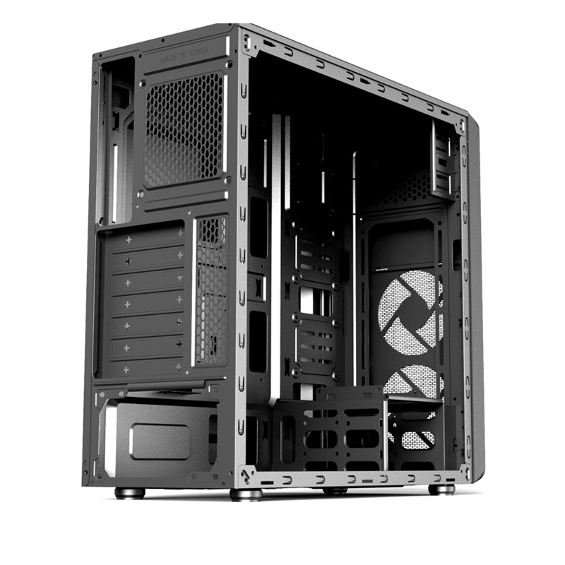 航嘉gs400x小黑机箱电脑机箱 台式机主机箱支持背线usb3.0机箱