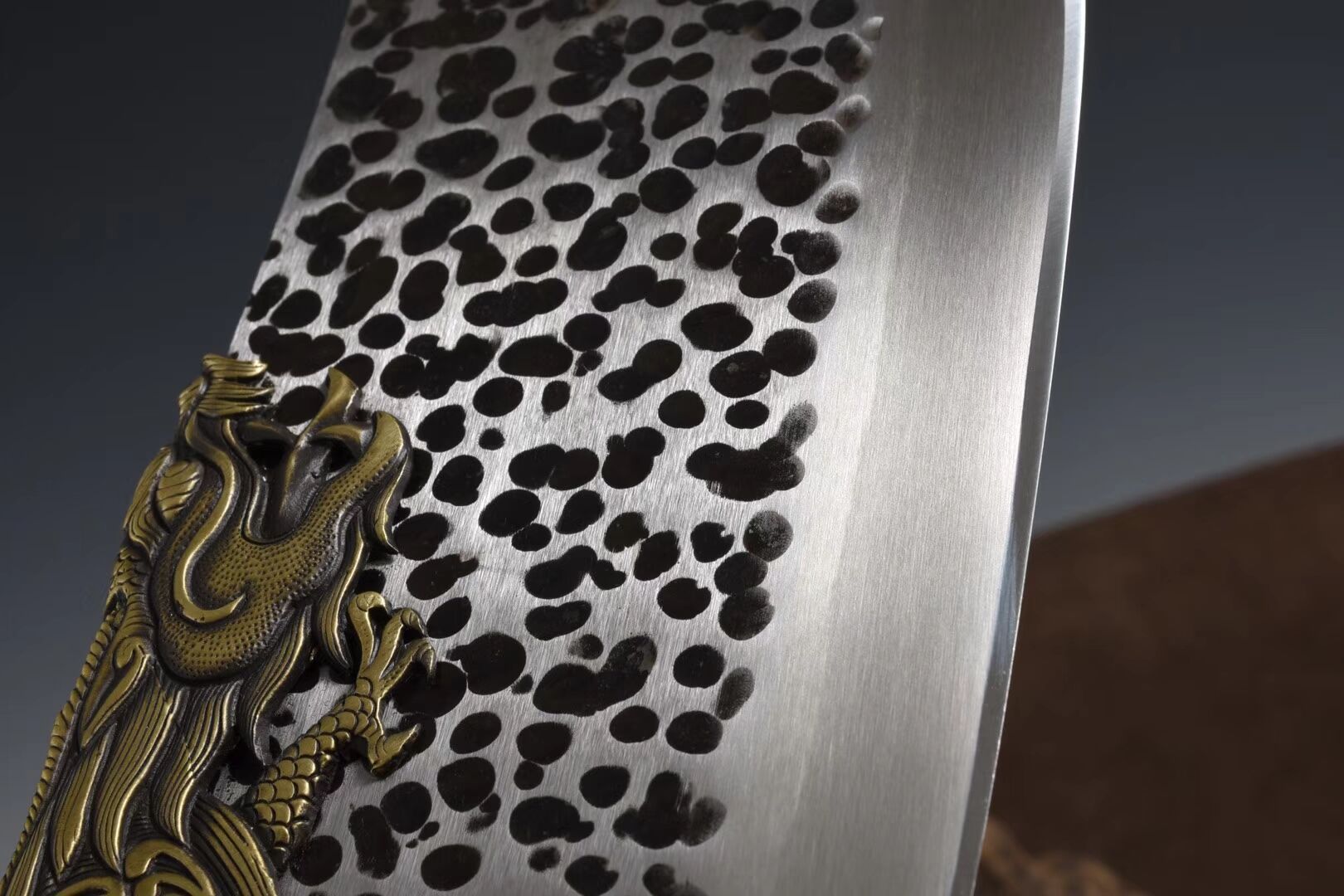 梅花菜刀 龙泉市剑庐宝剑厂 手工厨刀