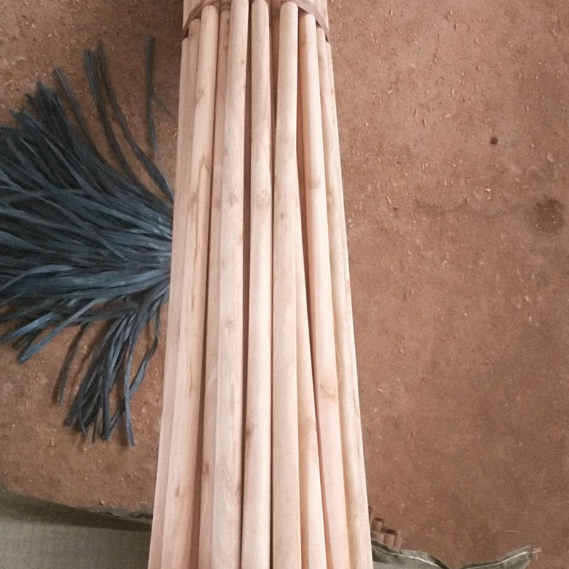 桉木木质拖把棍扫把杆 扫帚柄拖把柄 原木拖把配件