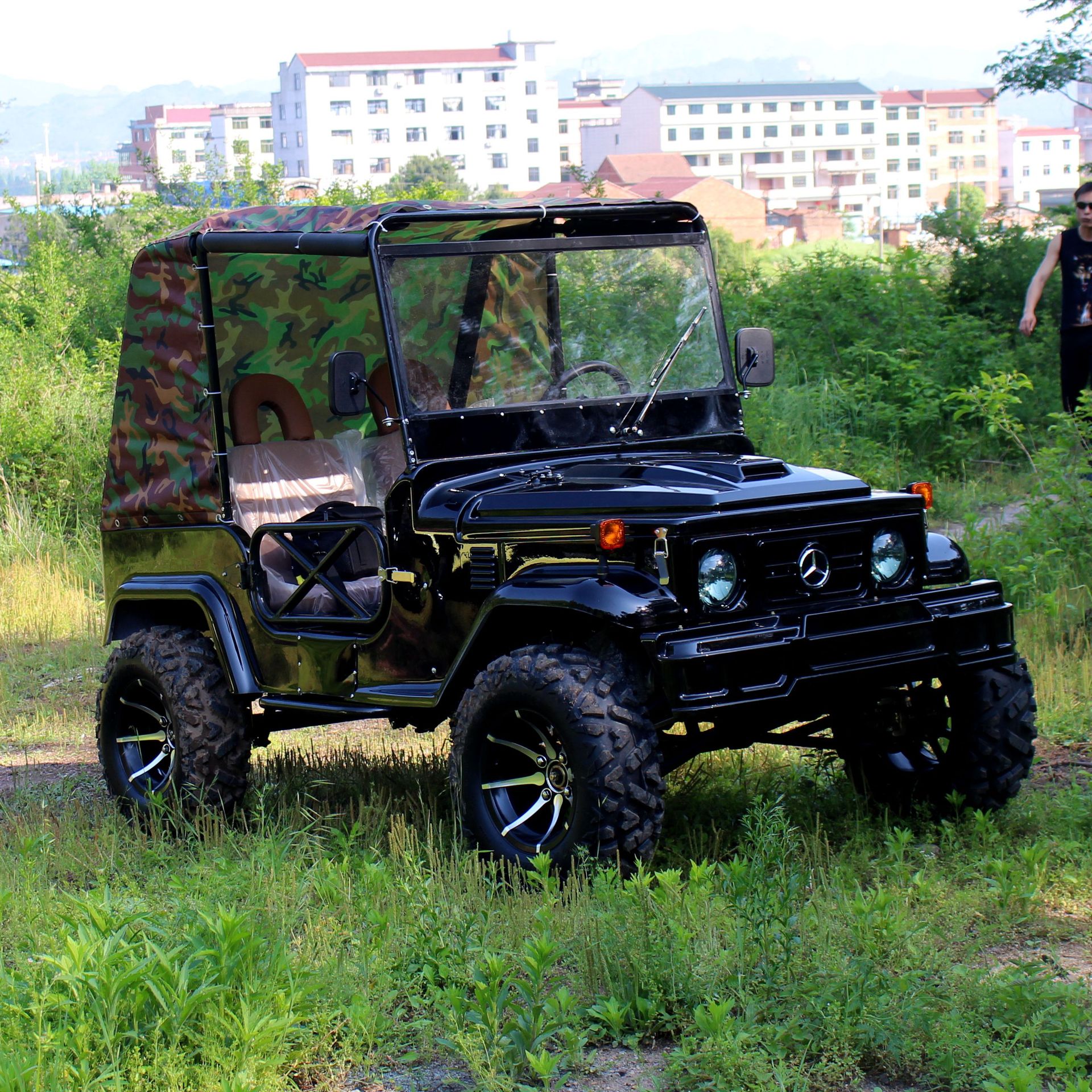300cc四座吉普沙滩车 无极变速四轮越野摩托车观光车全地形卡丁车