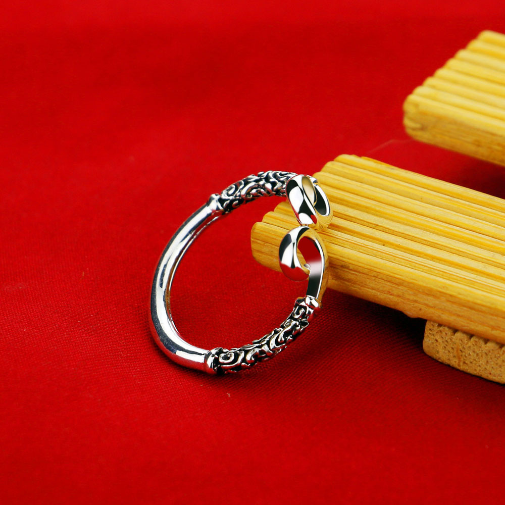 一件代发批发紧箍咒情侣戒指环男女日韩版淘宝 镀s925纯首饰