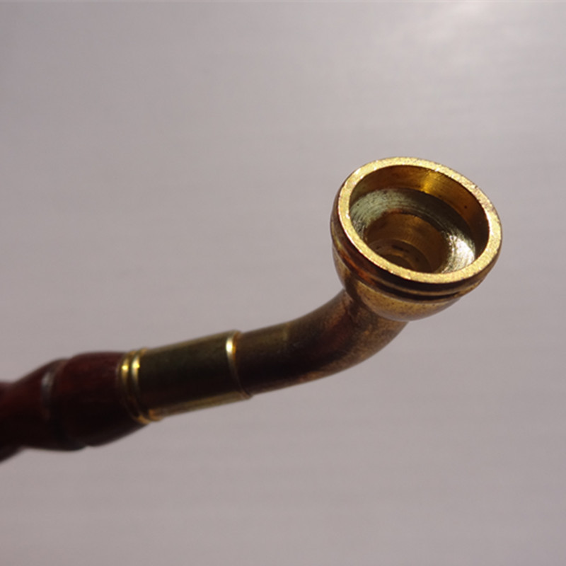 2019款雕刻竹节过滤烟杆.双用吸烟锅过滤芯可反复拆装清洗长烟斗