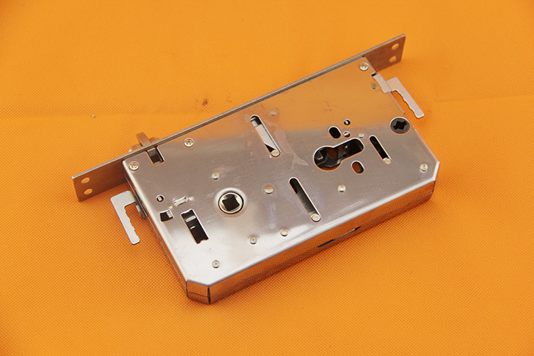 30*240全钢sus304不锈钢大圆头柱锁体6068指纹智能锁专用双活双块