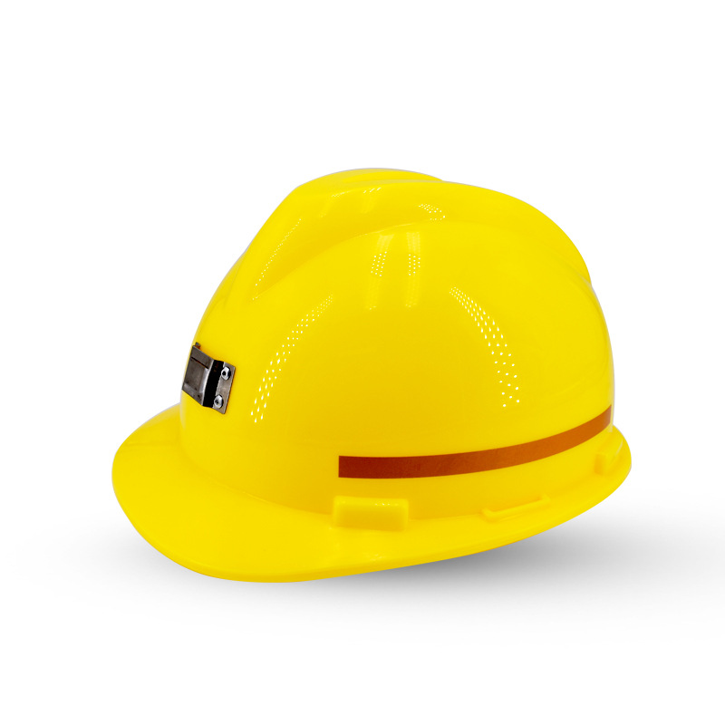 高质量头灯安全帽带挂钩卡座矿灯专用安全帽井下安全帽煤矿头灯帽