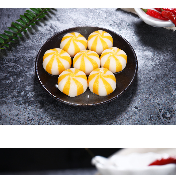 台式火锅食材 关东煮丸子 川见品项的海胆风味包 启丰品牌海胆包