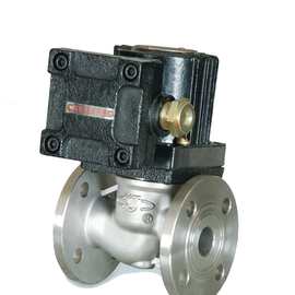 全不锈钢防爆电磁阀 带防爆接线盒 法兰连接电磁阀