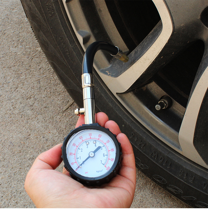 汽车胎压计/气压表26*6cm高精密度胎压表车载电器 车用轮胎检测器