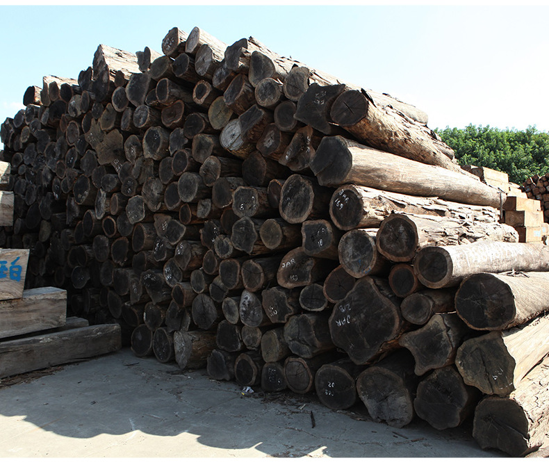 厂家直销沉贵宝原木 沉贵宝板方 家具材 雕刻艺术品原材