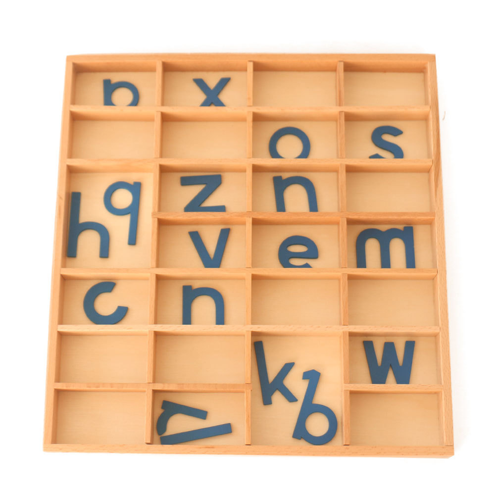蒙氏教具语言教具幼儿园智力开发玩具蒙氏教具活动字母箱