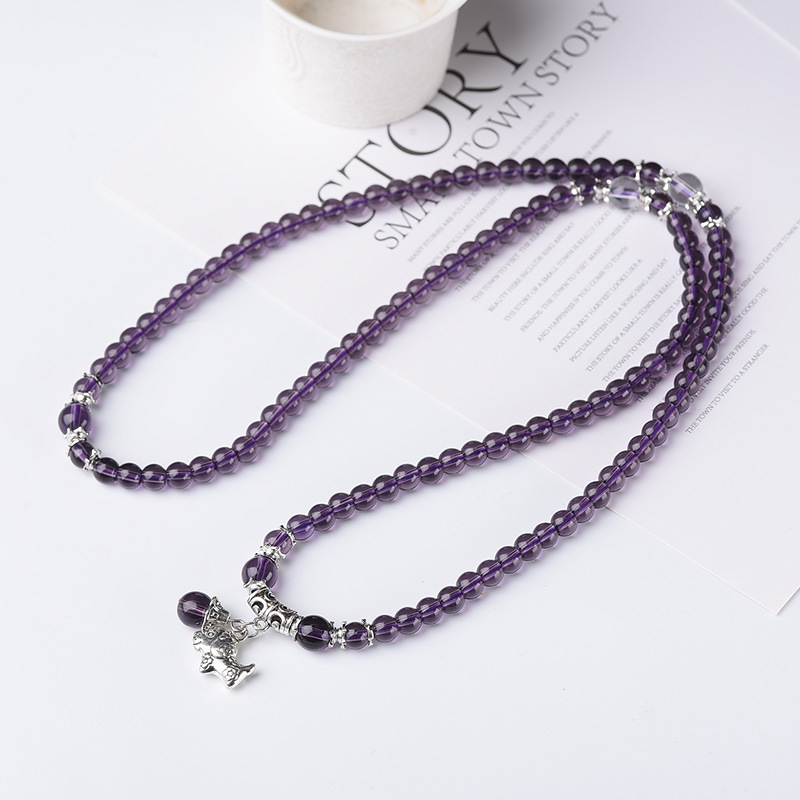 Amethyst Bracelet Live Gift Zodiac Animal Bracelet Wholesale Stall Supply Women Student Couple Bracelet Wholesale