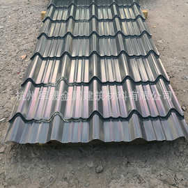 7厚828型彩钢板 仿古琉璃瓦