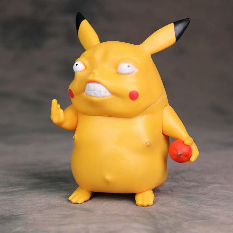 口袋妖怪 宠物小精灵 恶搞皮卡丘 妙蛙种子 盒装手办模型公仔