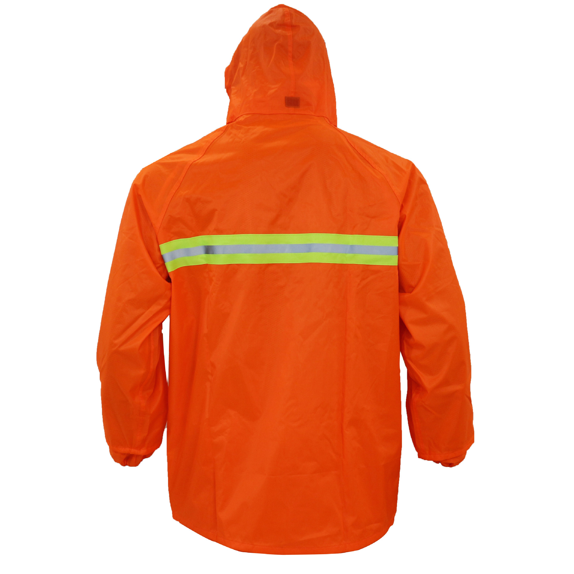 雨衣橙色环卫雨衣套装雨服成人个人防雨套服反光条双层分体式广州