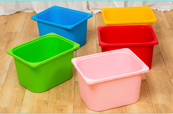 幼儿园收纳篮储物盒储物筐儿童玩具塑料收纳盒收拾篮教具盒教具篮