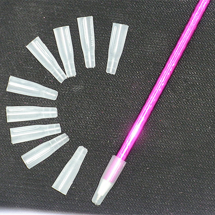 新奇特小直杆塑料圆珠笔笔套笔芯保护套防触碰笔芯套