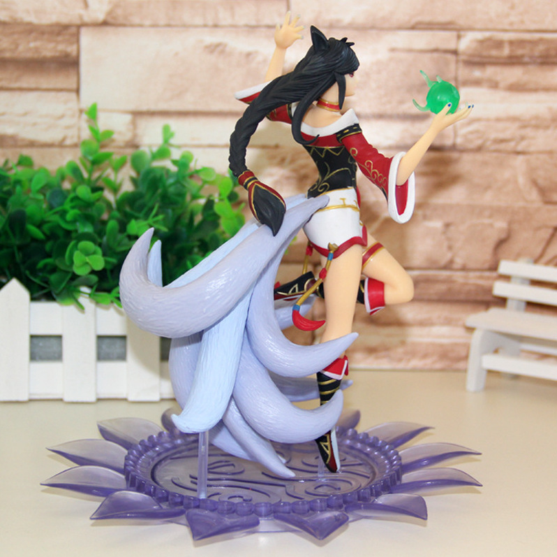 九尾狐 妖狐阿狸 原皮肤 大版手办模型 九尾狐狸 红衣