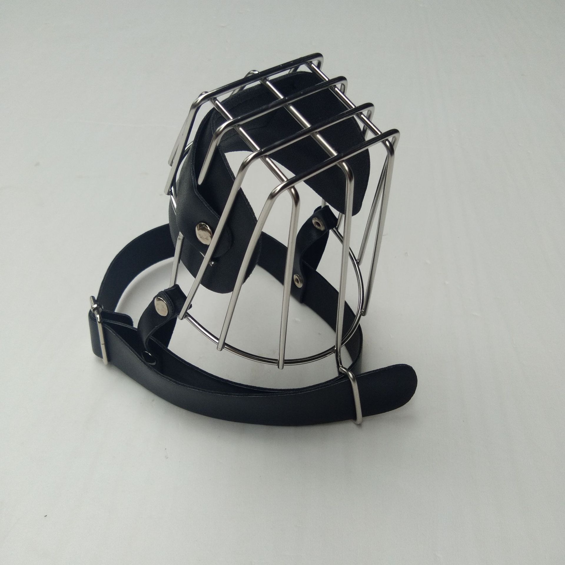 不锈钢无磁封口狗罩软皮狗嘴罩防咬人狗嘴笼