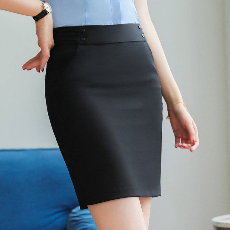 夏秋女职业ol西裙一步裙办公室面试工作正装包臀半身裙子西装短裙