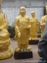 各种铜雕佛像工艺品 十八罗汉像 寺庙供奉伏虎罗汉像佛像厂家定制