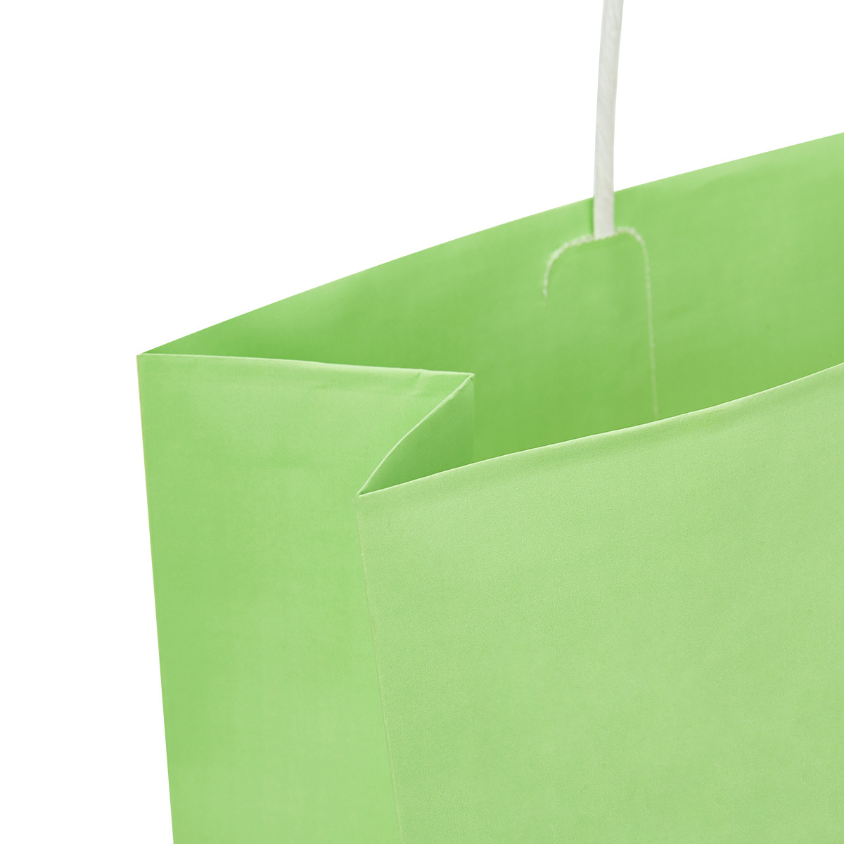 水果绿购物礼品袋现货包装纸袋牛皮纸手提袋定制方底折叠加厚