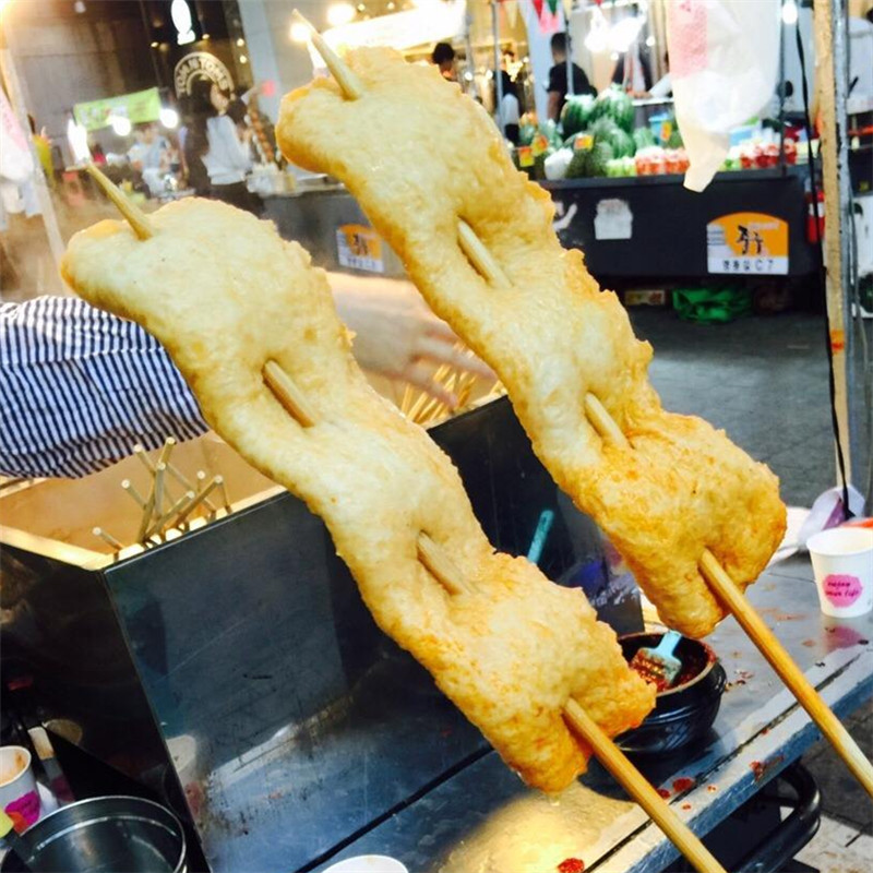 波浪卷2250g一袋50串火锅食材关东煮食材韩式鱼饼串韩式火锅烧烤