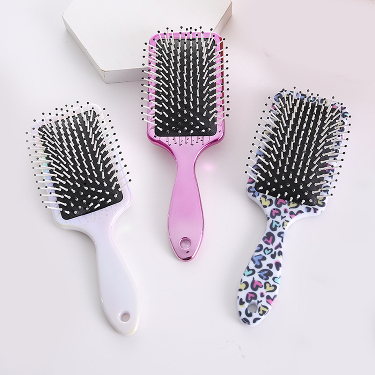 Pattern Comb Anti-Static Massage Comb TT Comb Hairdressing Shunfa Airbag Comb Beauty Tools Cross-Border Supply