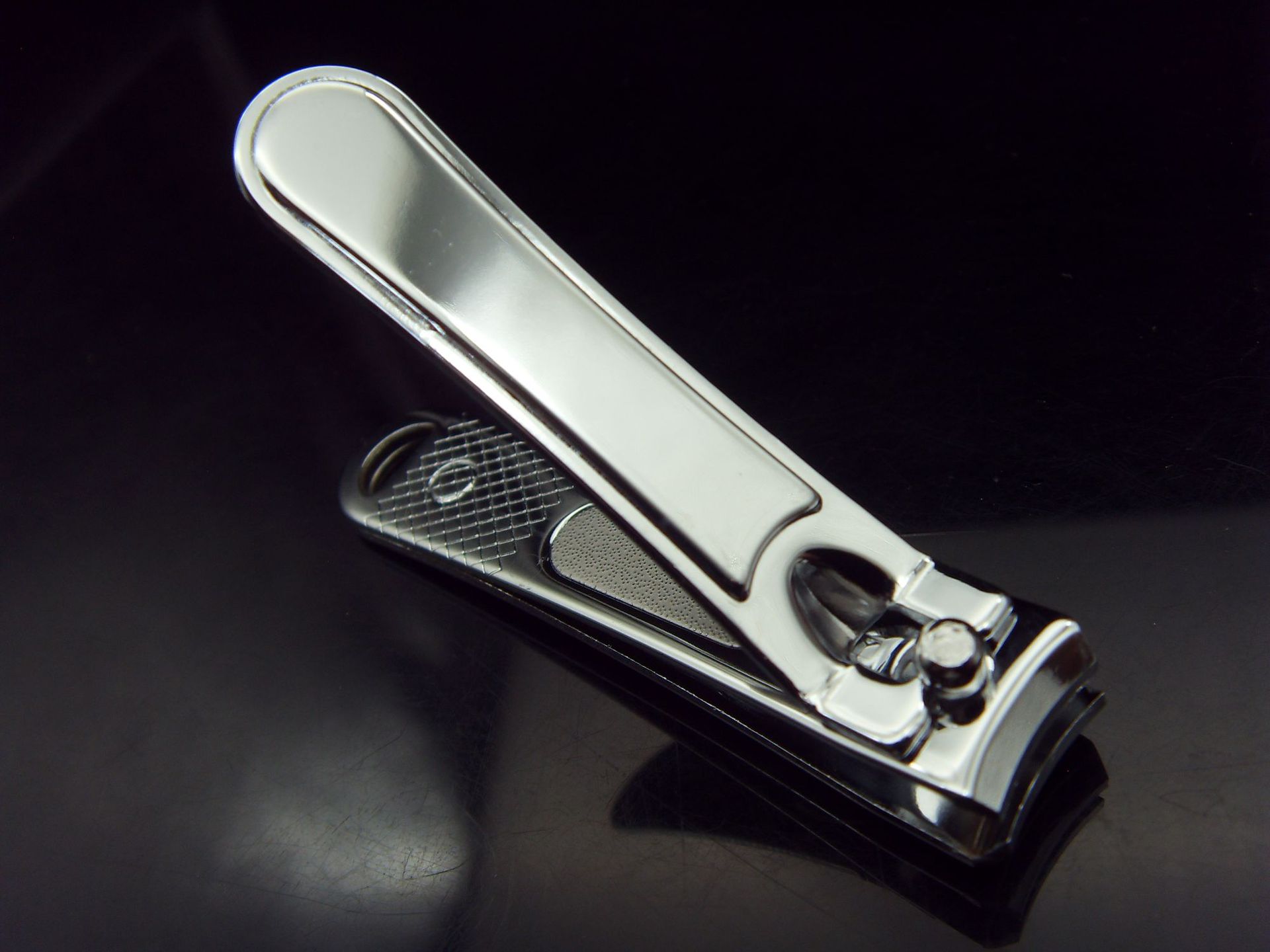 强人6601e指甲钳 平口指甲刀 胶面指甲剪 地摊货源小商品批发